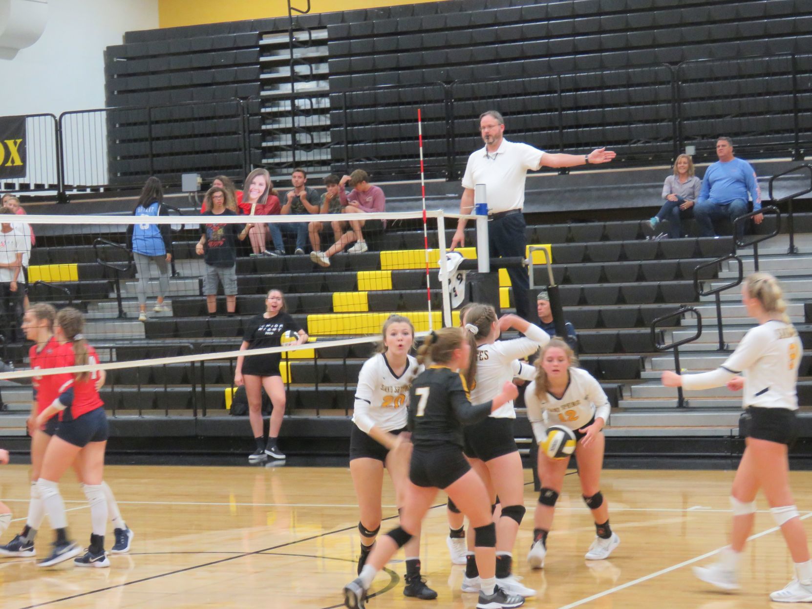 Lady Sandite Senior Night Volleyball game against the Ponca City Wildcats